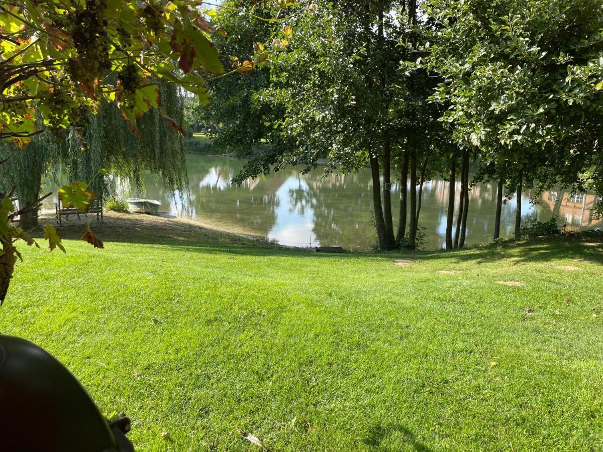 Gemuetliches Fachwerkhaus Am See Mit Kamin Warendorf Exterior foto